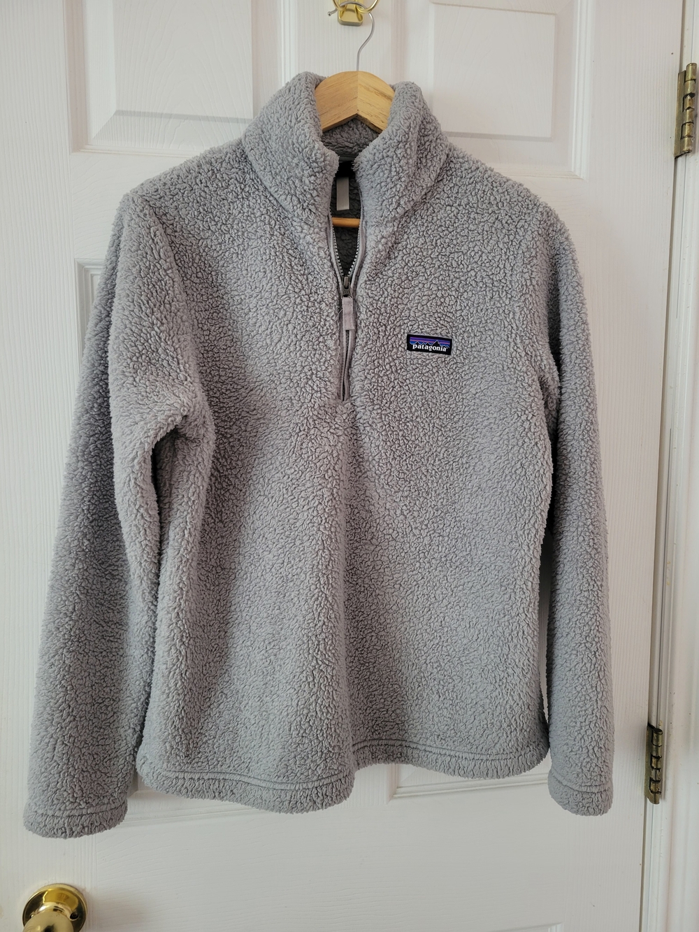 Patagonia Los Gatos 1/4 Zip Fleece Drifter Grey Size M FA18